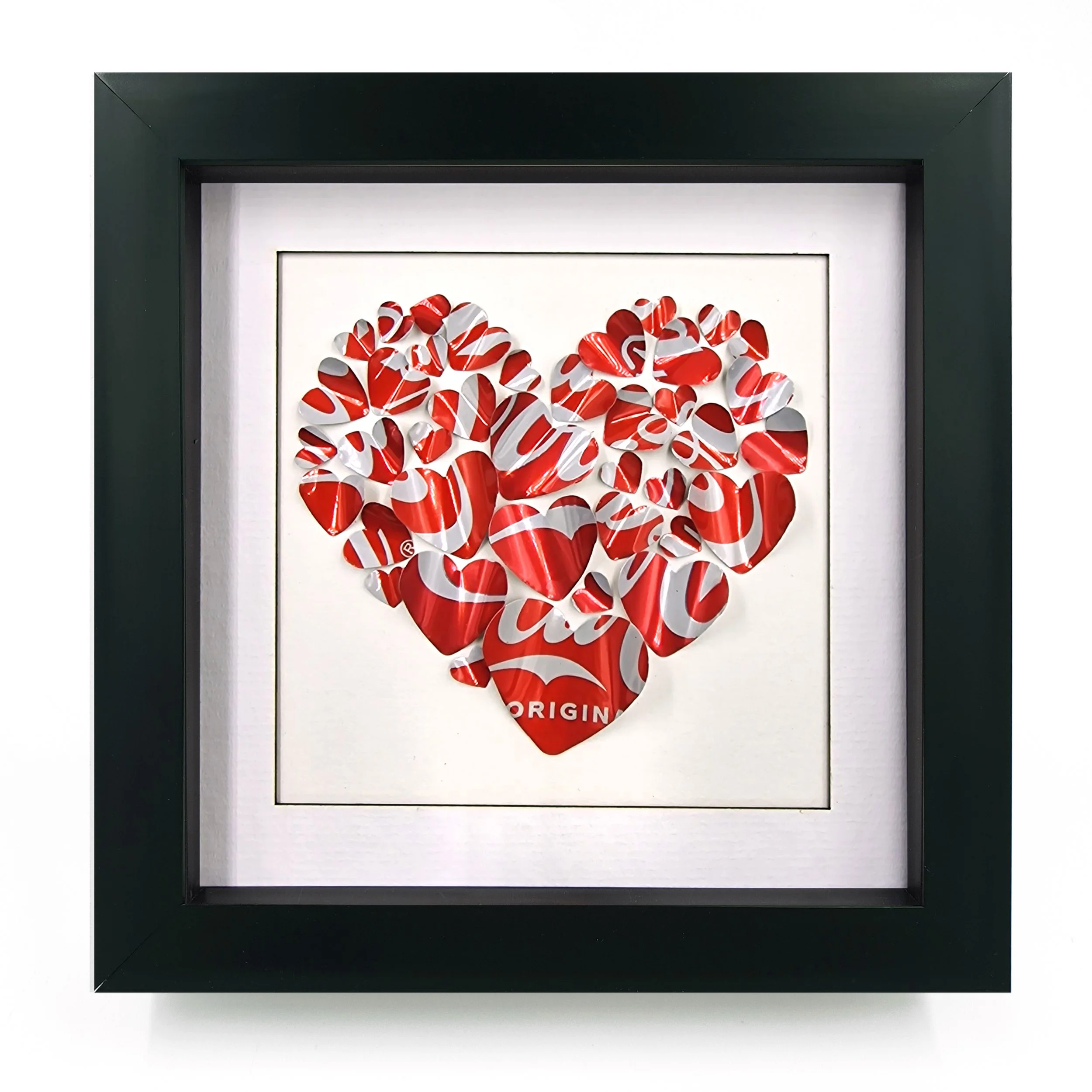 アート・デザイン・音楽 pCHROME HEARTS MAGAZINE series2vol1,3 Heart of Hearts Upcycled Can Picture — Sarah Turner Eco Art & Design